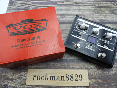 VOX StompLab SL1G Modeling Guitar Floor Multi-Effects Pedal w/box used japan