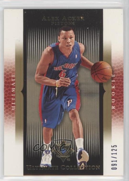 2005-06 Upper Deck Ultimate Collection Blue 91/125 Alex Acker #141 Rookie RC qc1