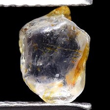 IF WHITE SAPPHIRE 1.30ct UNHEATED WHITE SAPPHIRE ROUGH NATURAL100% NR!