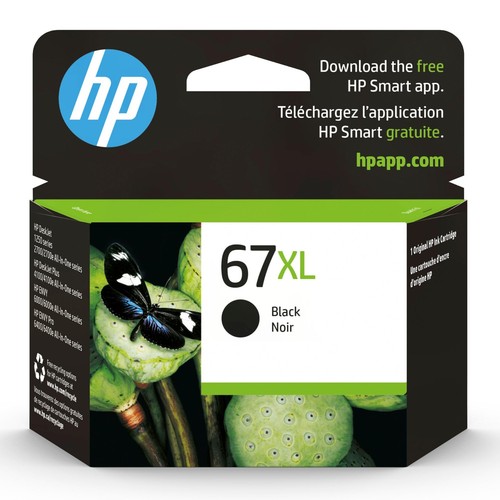 HP 67XL HIGH YIELD (3YM57AN) CARTUCCIA INCHIOSTRO NERO ORIGINALE, SCADENZA 11/2026 - Foto 2 di 10