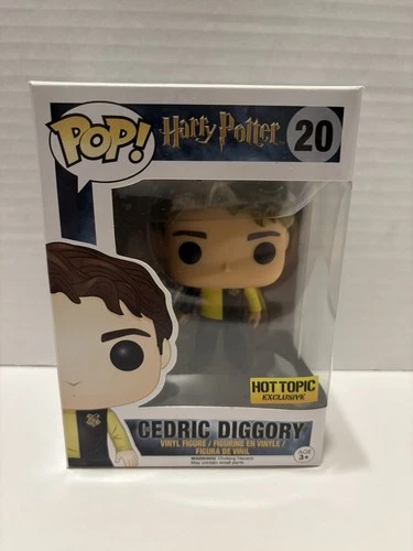 Harry Potter Funko Pop Cedric Diggory #20 Hot Topic Exclusive w/ protector