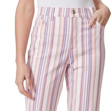 Gloria Vanderbilt Women's Amanda Capri Jean-Ribbon Pink-14-NWT