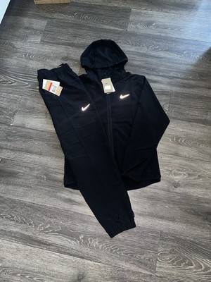 nike black mens basketball tracksuits