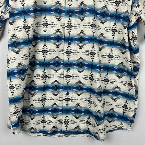Ariat Venttek Outbound Southwest Aztec Classic Short Sleeve Shirt Men's Size XL - Picture 3 of 11