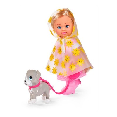 Simba Evi Love Rainy Walk 105733592 Doll In Rain Outfit Rain Cape And