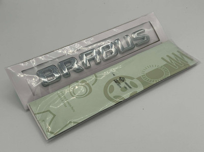 OEM BRABUS Emblem CHROME Rear Trunk Luggage Lid Badge AMG C63 G63 E63S GT63