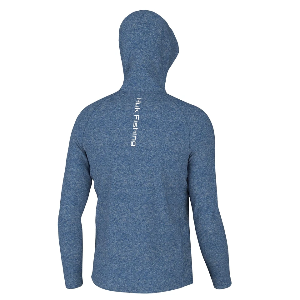 Men's Standard Pursuit Heather Hoodie, Sun Protecting Fishing Shirt with Hood... - Image 2 of 2