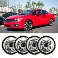 For Honda Civic 16 4pcs Hubcaps Wheel Covers Rims Hub Caps Fits R16 Steel Wheel For Honda Civic 16 4pcs Hubcaps Wheel Covers Rims Hub Caps Fits R16 Steel Wheel