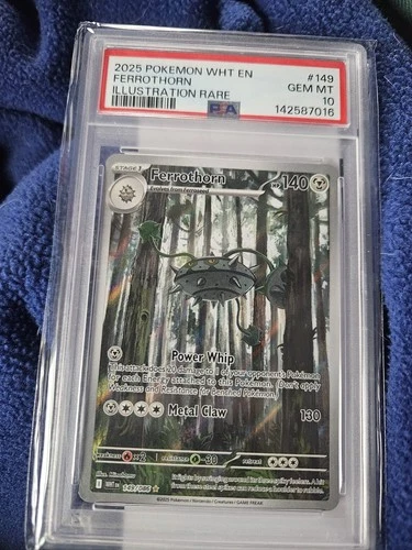 Pokemon Ferrothorn 149/086 White Flare PSA 10 English Illustration Rare