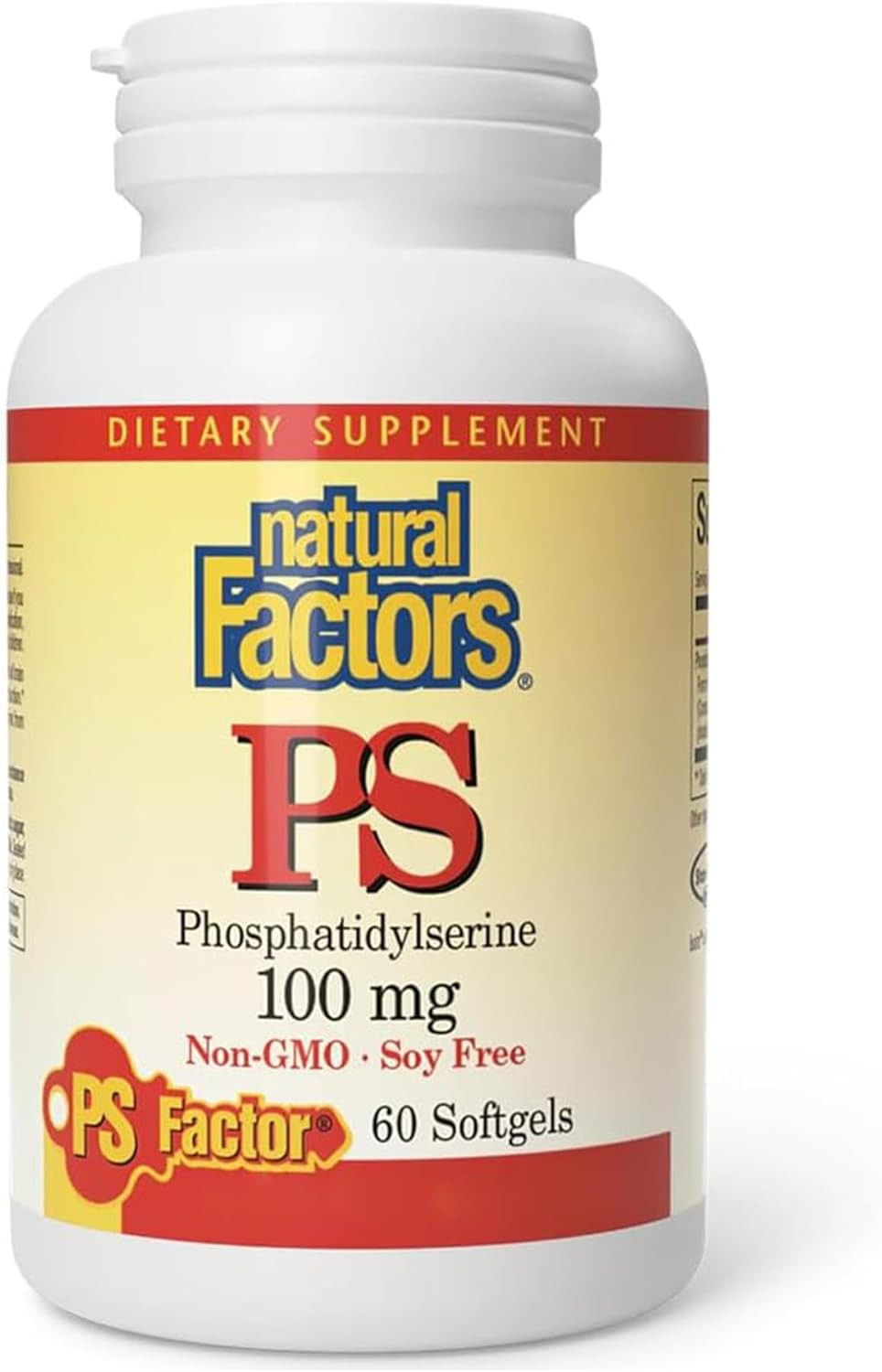 Fosfatidilserina Testa 100mg | Recupero Muscolare e Cortisolo | 60 cps