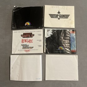 Original Bubble Bobble Manual/Instructions Nintendo NES Back To The Future X6