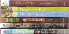 * Lot 6 Elizabeth Penney Books: Mist on the Woods, Deadly Pattern, Danger Spades