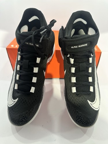 Size 7.5 Men's Nike Alpha Huarache Elite 4 Mid Baseball Cleats DJ6520-001 - Bild 2 von 7