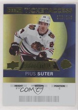 2021 Credentials 2020-21 Debut Ticket Access Yellow 206/249 Pius Suter #138 0q8x