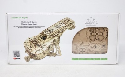 UGEARS Mechanical Models Hurdy-Gurdy 3D Wooden Puzzle 292 Count BRAND NEW SEALED