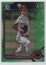 2022 Bowman Draft Chrome Green Refractor 4/99 Bryce Hubbart #BDC-17 b7z