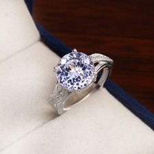 AAA Quality 10x10 MM Blue Sapphire Ring, 925 Sterling Silver Ring, Wedding Gift
