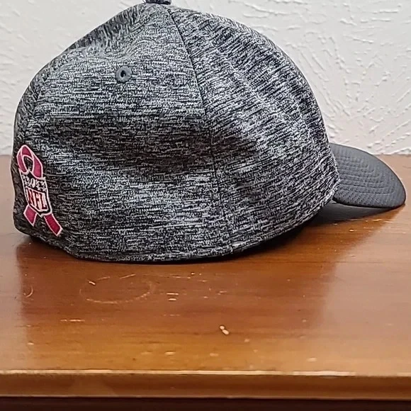 Gorra New Era 39Thirty New York Giants x Cáncer de mama ajuste elástico talla L-XL Foto 4 de 4