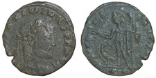 Maximinus II Follis, Roman bronze coin IOVI CONSERVATORI – AD 312, RIC VI 222b