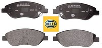 Hella 8DB355025-631 Bremsbelagsatz FüR Scheibenbremse Bremsbelagsatz FüR Fiat