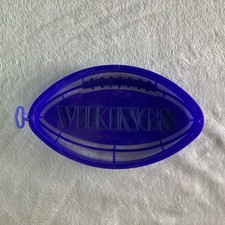 Vintage Hallmark Team NFL MINNESOTA VIKINGS Football Plastic Cookie Cutter 1996