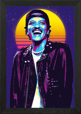 bruno mars gerahmtes Wandbild Poster Leinwanddruck Bild