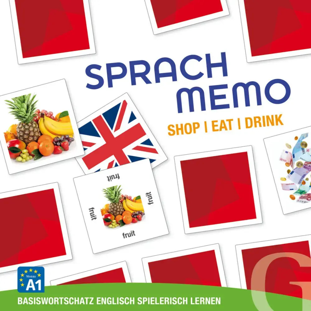 SPRACHMEMO Shop / Eat / Drink | Grubbe Media | Spiel | 108 S. | Deutsch | 2017