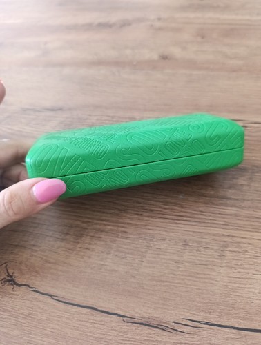 portaocchiali Custodia Astuccio Moschino Love, Verde Più Panno Moschino - Foto 4 di 15
