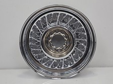 One 15 Roadster Wire Wheel 15x6 Rim 5x4.75 4.5 Pattern 3.5 Inch Bs Cadillac