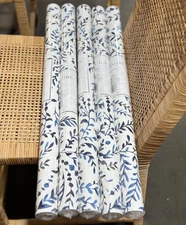 NEW Serena & Lily Priano Wallpaper (Unpasted/Traditional)-Navy Blue