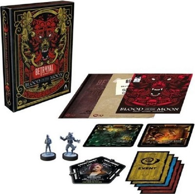 Hasbro Gaming Betrayal The Werewolf's Journey Blood on The Moon Tabletop ...