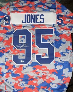 NFL Kansas City Chiefs Signed USA CAMO Jersey Autograph COA