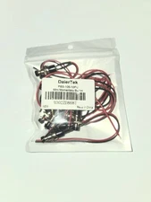 DaierTek Mini Momentary Push Button Switch, 1A/250V AC, Pre-Wired, 10 Pack