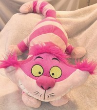 LN 25" DISNEY PARKS/Alice in Wonderland CHESHIRE CAT Large Pink Stuffed Plush