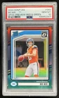 2024 Panini Donruss Bo Nix Optic Rated Rookie Preview Red and Green #369 PSA 10