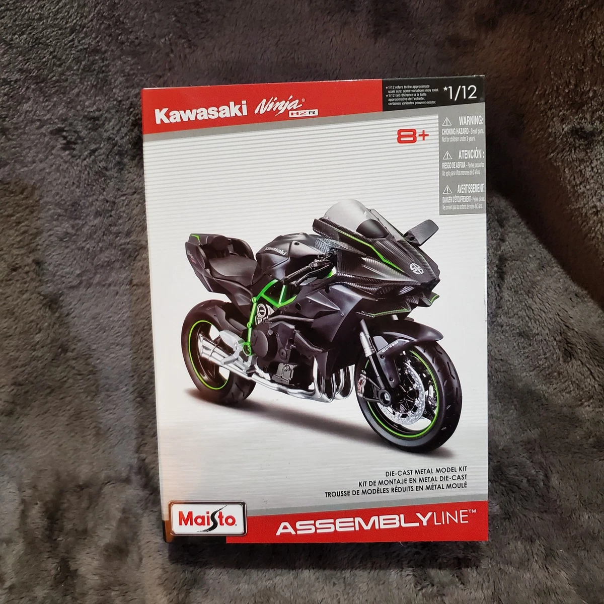Kawasaki Black Contemporary Manufacture Diecast Motorcycles & ATVs