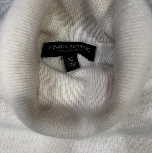 Rollkragenpullover Damen Banana Republic 100% Kaschmir Größe XS - Bild 2 von 6
