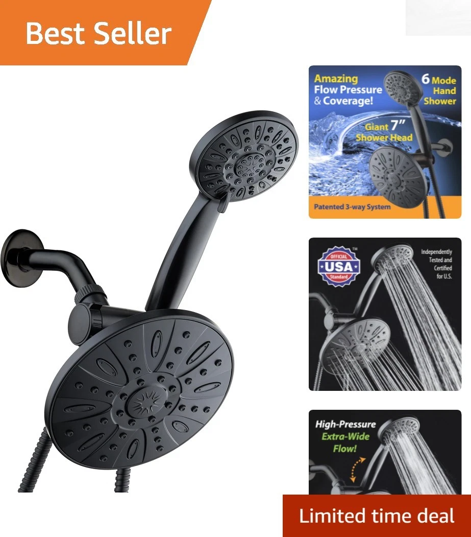 Rain Showerhead with Handheld Option - Enhance Your Bathroom Style
