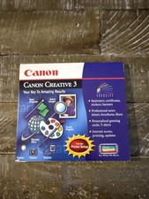 Canon Creative 3 PC Cd Rom