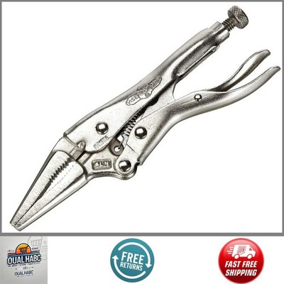 VISE-GRIP 4'' Long Nose Locking Pliers 100mm Original Grip Clamp Tool 1602L3