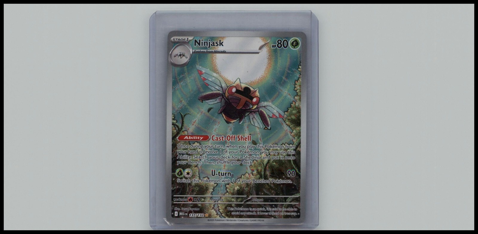 Pokemon TCG: ME01: Mega Evolution #137/132 Ninjask