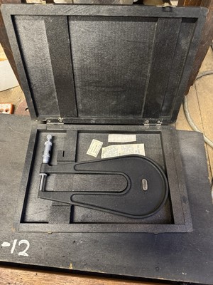 Moore & Wright 0-1'' Blech Mikrometer | 6'' Ausladung | 0,001'' Grad | Nr.935-6'' 