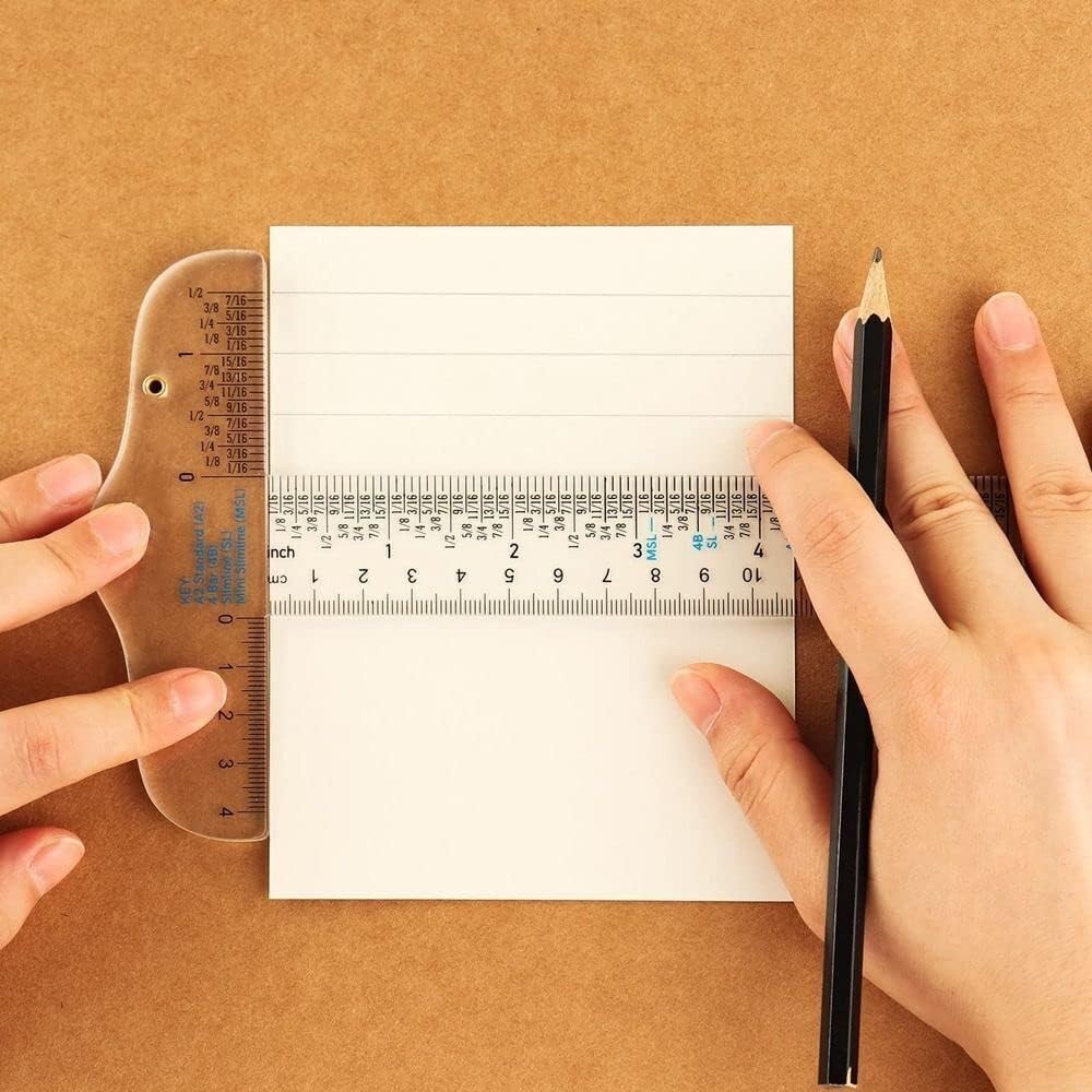 2pcs T Square Ruler 6 Inches Clear Acrylic T-Square Ruler, Drafting Tools, Dr...