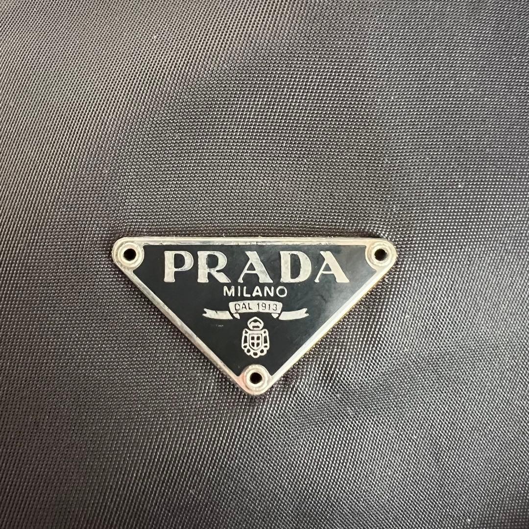 Popular PRADA Drawstring Accessory Pouch Nylon Bl… - image 5