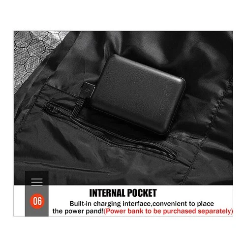Heated Coat Winter Body Warm Electric USB Jacket Men Women Thermal Heating Coat - Picture 13 of 20