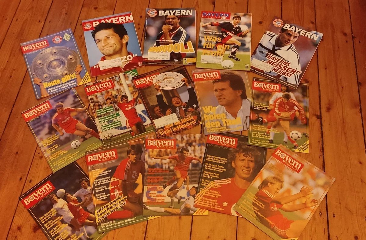 Collection FC Bayern Magazin - Saison 1990-1991 - 17 Numéros - Vintage