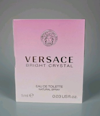 10x Versace Bright Crystal 10 ml Eau De Toilette Spray 10x 1 ml 