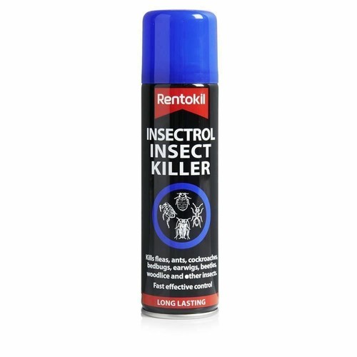 5 x Rentokil Insectrol Insect Killer Spray Kill Pest Flea Ants Bedbugs