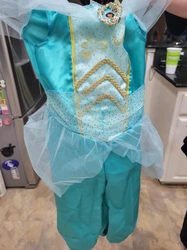 Jasmine Costume Disney Princess Fancy Dress, New in Bag, Size 3T-4T - Picture 2 of 8