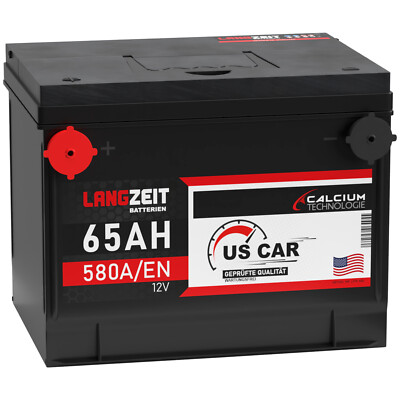 Autobatterie US 65Ah Starterbatterie USA Car Batterie Chrysler Chevrolet 